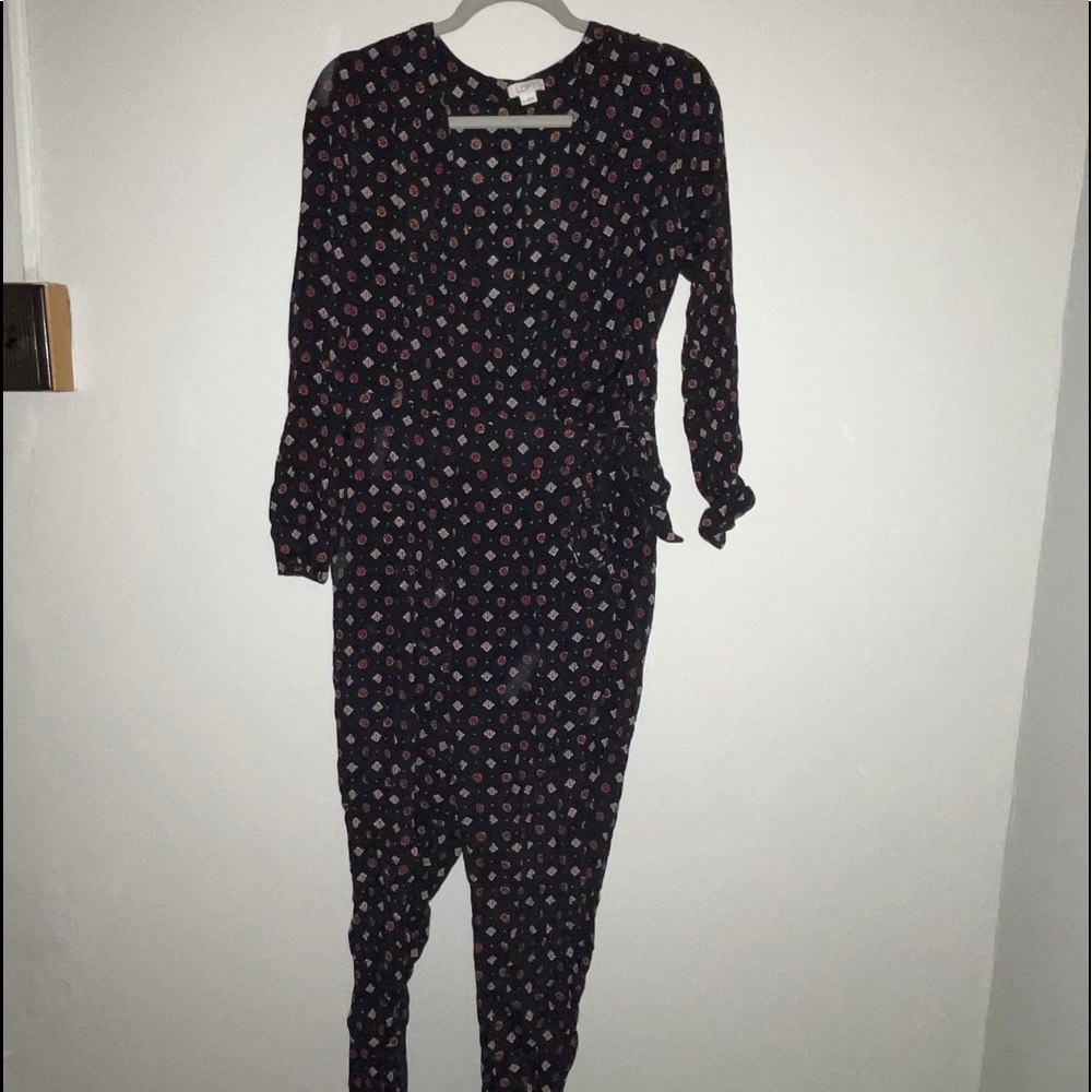 Comfy jumpsuit from LOFT. Really good for winter and for work.